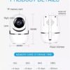 5MP Wi-fi Smart Security Camera Night Vision IP Camera