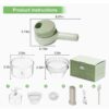 Rechargeable Mini Electric Chopper Vegetable Chopper Cutter